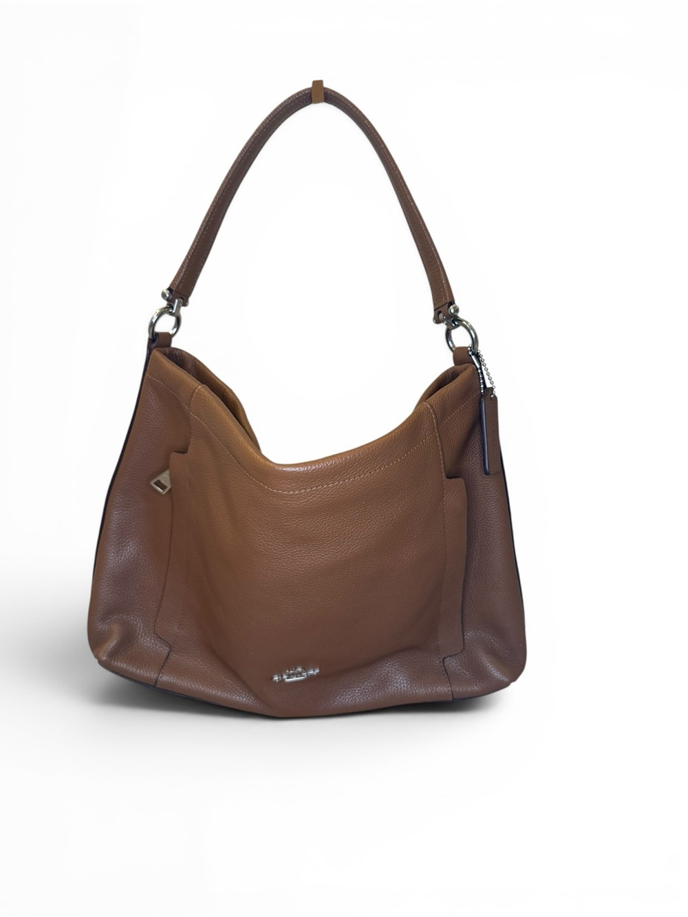 Coach Marlon Pebbled Leather Hobo Shoulder Bag